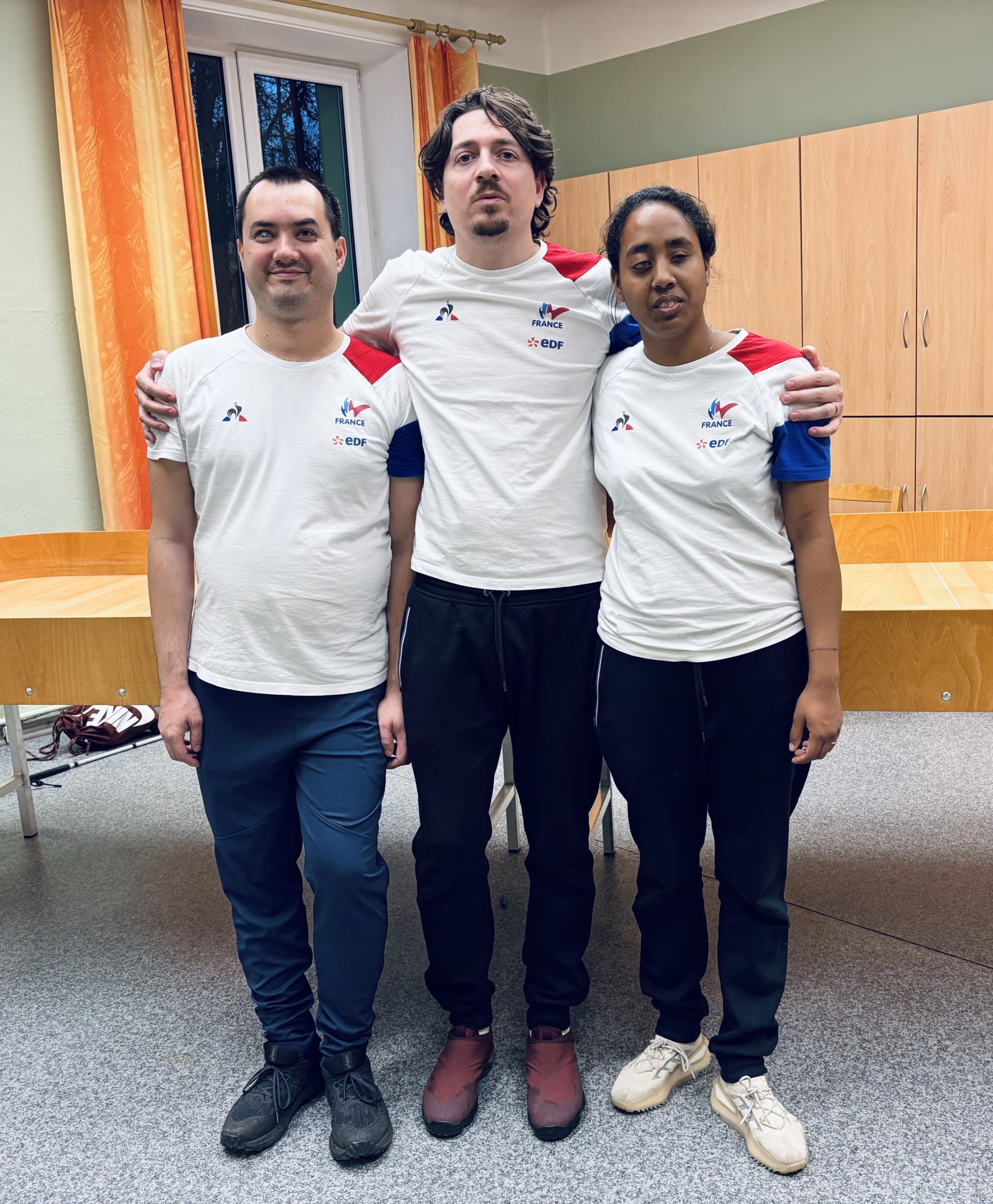 Photo Pierre Bertrand, Elvinat Vidot et Loïc