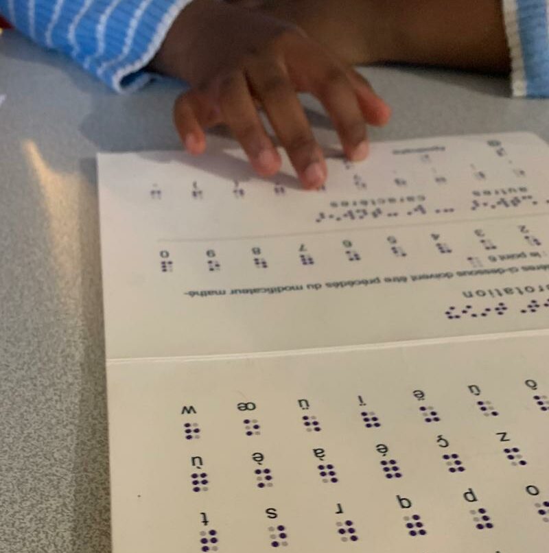 Apprentissage Braille