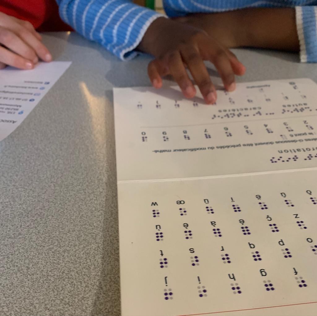 Apprentissage Braille