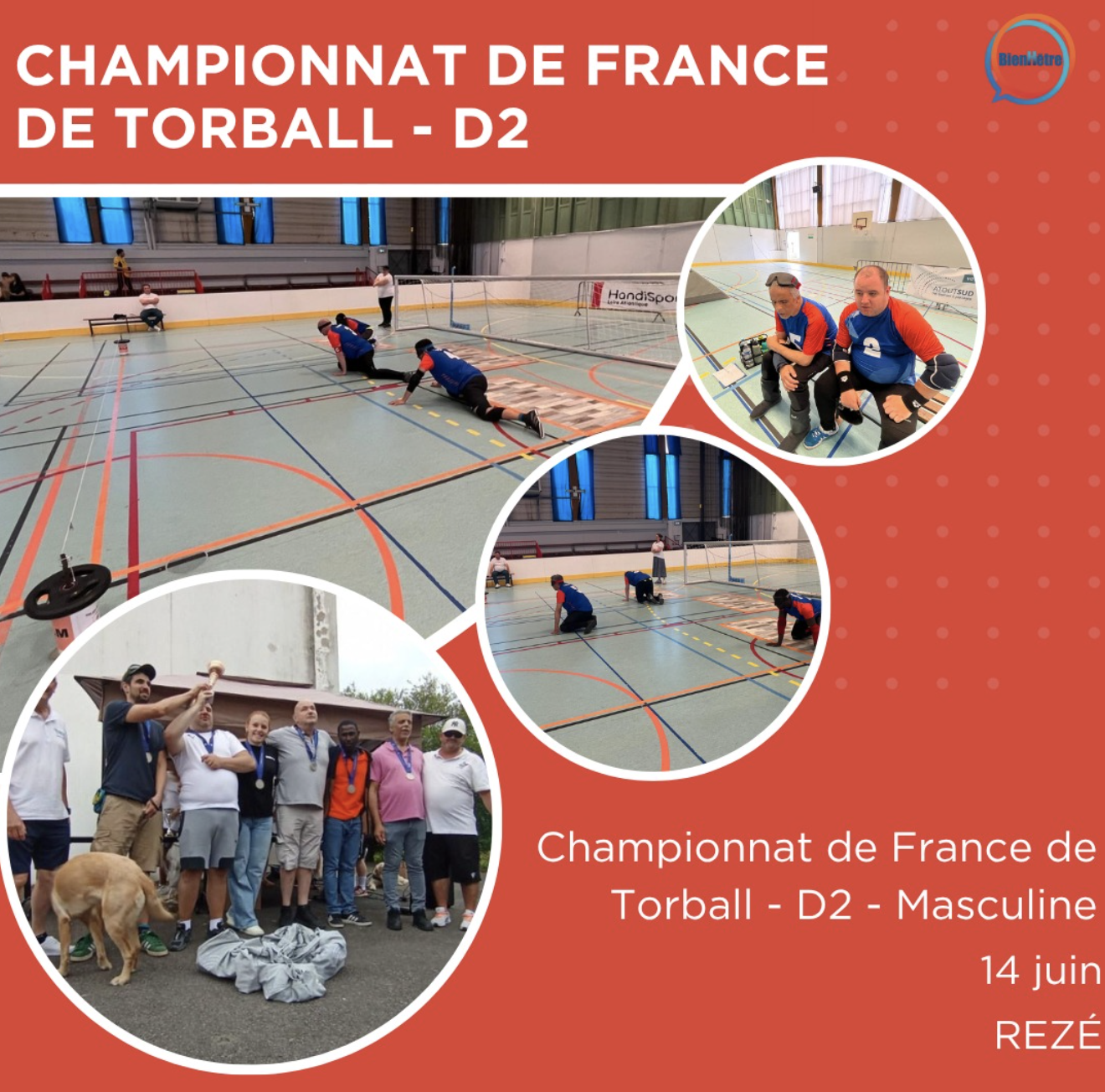  Montée en D1 pour notre équipe de torball ! 