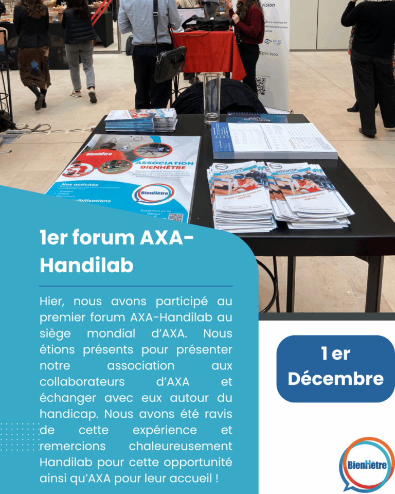 1er forum AXA-Handilab